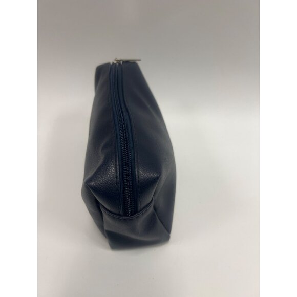 Furla Navy Blue Travel Toiletry Bag With Zip Closure & Logo Detail - Picture 3 of 8